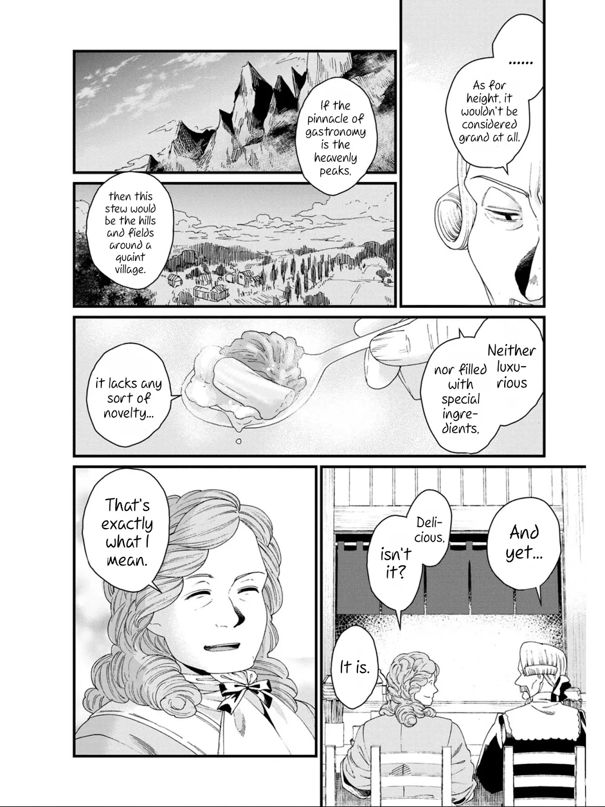 Isekai Izakaya "Gen" Chapter 17 page 14 - Chapter 17: The Mountaintops and Fertile Fields of Gastronomy