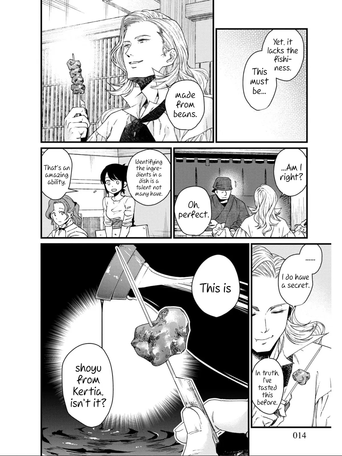 Isekai Izakaya "Gen" Chapter 19 page 10 - Chapter 19: A Snobby Man and Yakitori Sauce