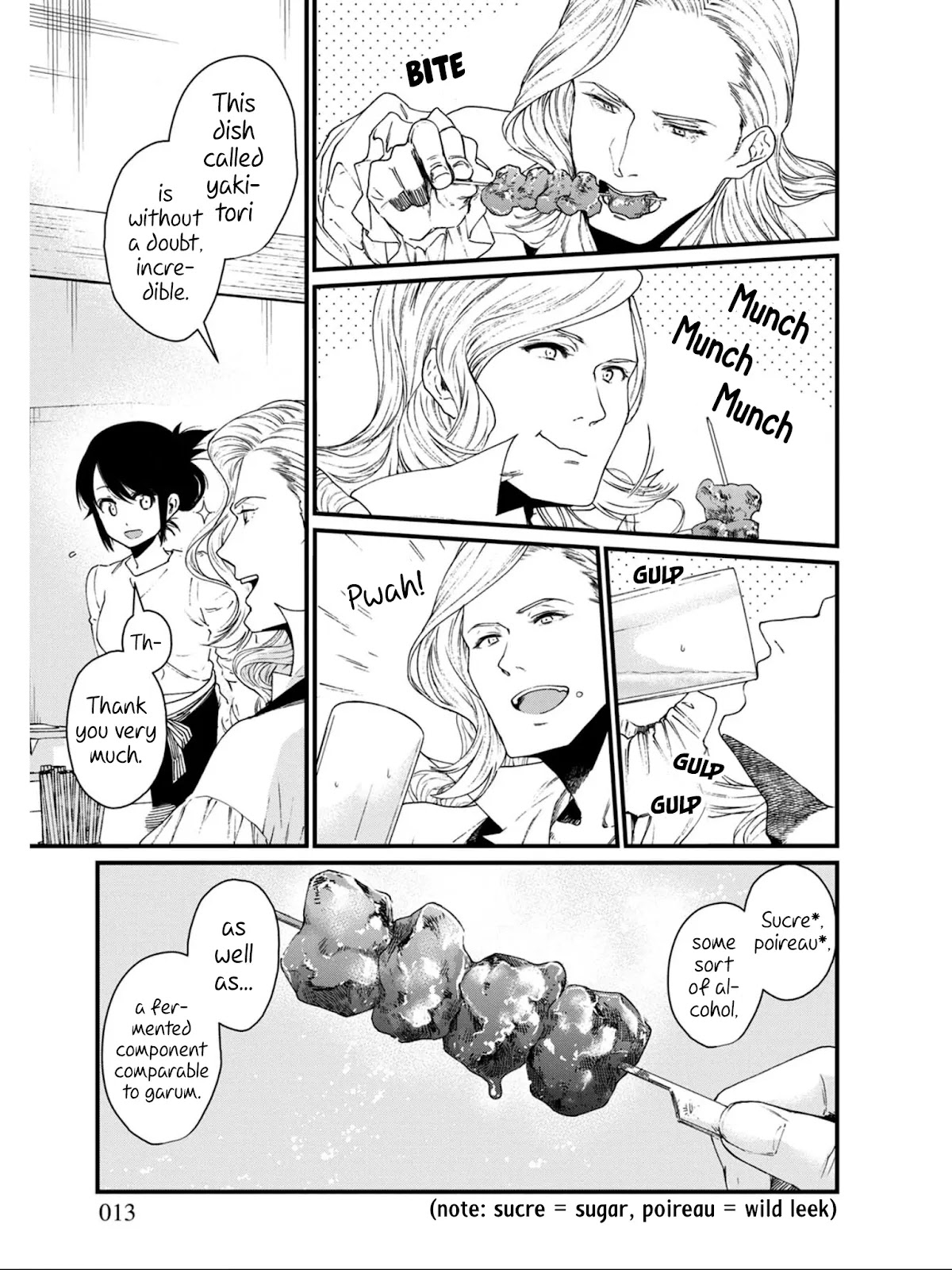Isekai Izakaya "Gen" Chapter 19 page 9 - Chapter 19: A Snobby Man and Yakitori Sauce