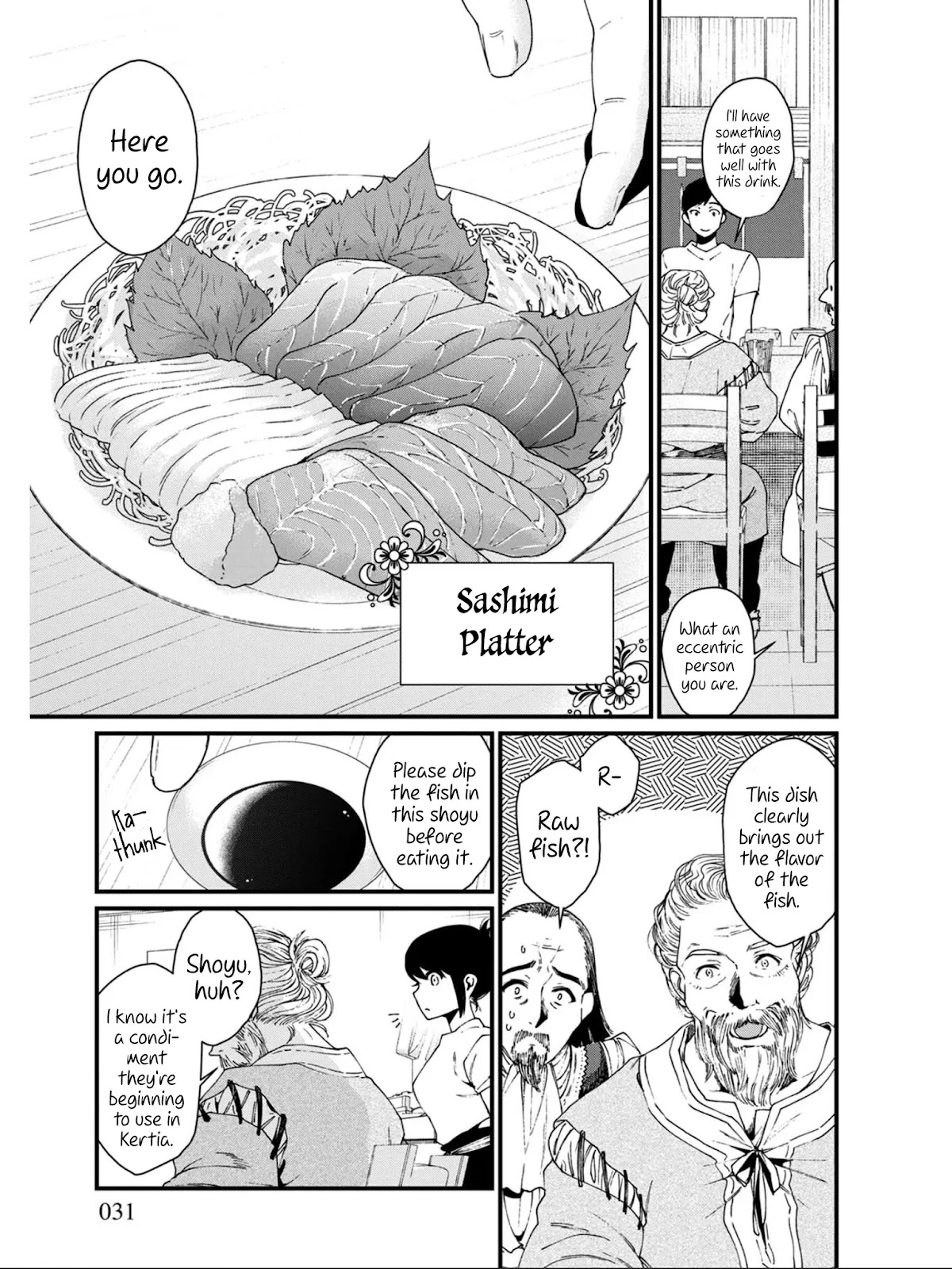 Isekai Izakaya "Gen" Chapter 20 page 11 - Chapter 20: Alcohol, Bar Snacks, Memories, Land, and...