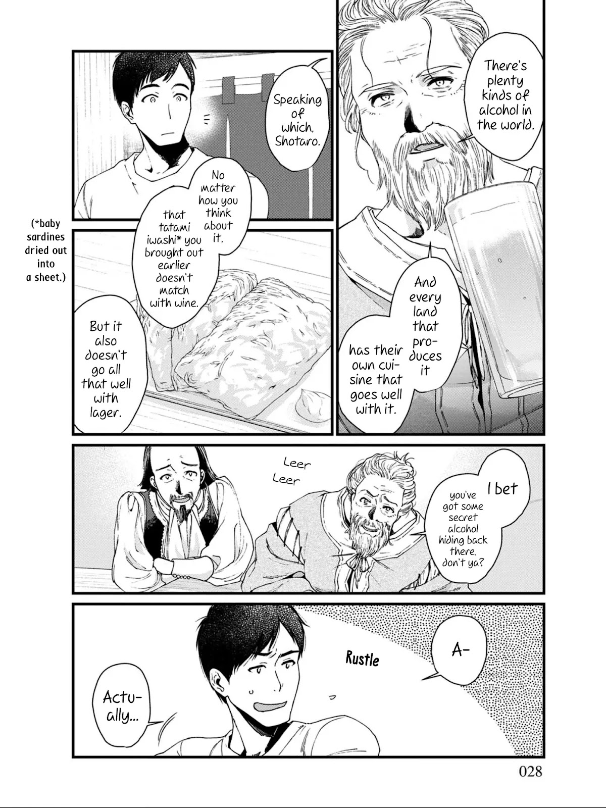 Isekai Izakaya "Gen" Chapter 20 page 8 - Chapter 20: Alcohol, Bar Snacks, Memories, Land, and...