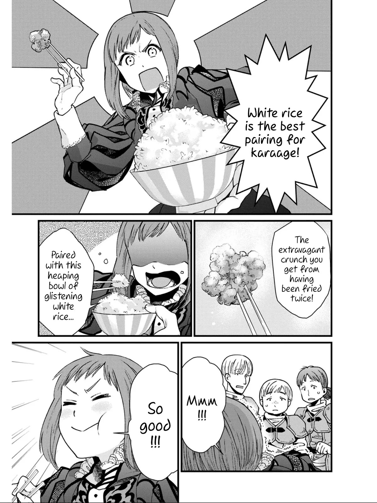 Isekai Izakaya "Gen" Chapter 21 page 15 - Chapter 21: The Karaage Discussion