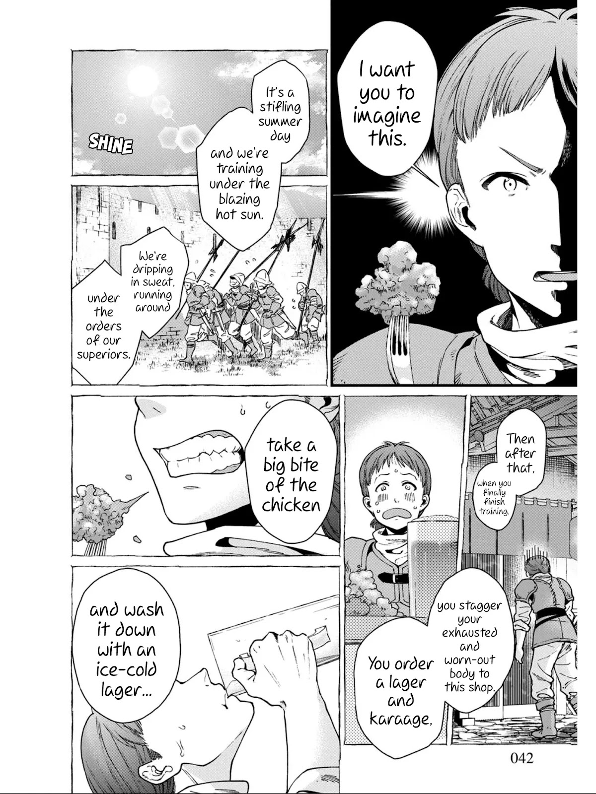 Isekai Izakaya "Gen" Chapter 21 page 8 - Chapter 21: The Karaage Discussion