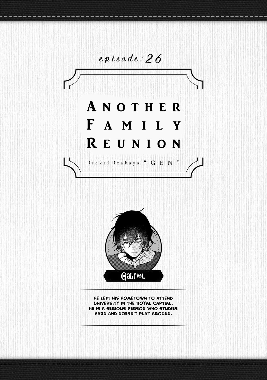 Isekai Izakaya "Gen" Chapter 26 page 2 - Chapter 26: Another Family Reunion