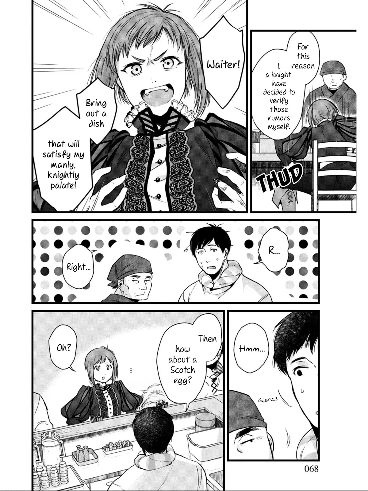 Isekai Izakaya "Gen" Chapter 3 page 10 - Chapter 3: A Knight's Dignity
