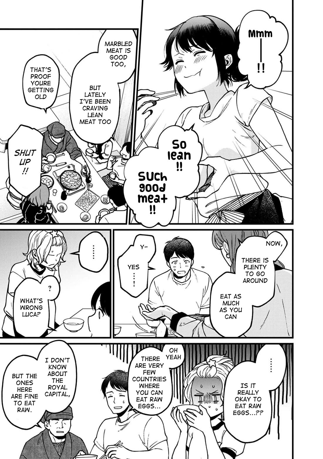 Isekai Izakaya "Gen" Chapter 36 page 10 - Chapter 36: Sukiyaki with Raw Egg & Rice