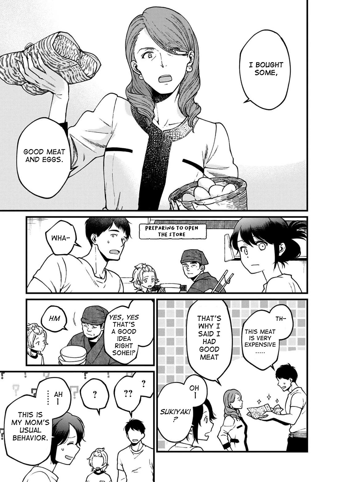Isekai Izakaya "Gen" Chapter 36 page 2 - Chapter 36: Sukiyaki with Raw Egg & Rice