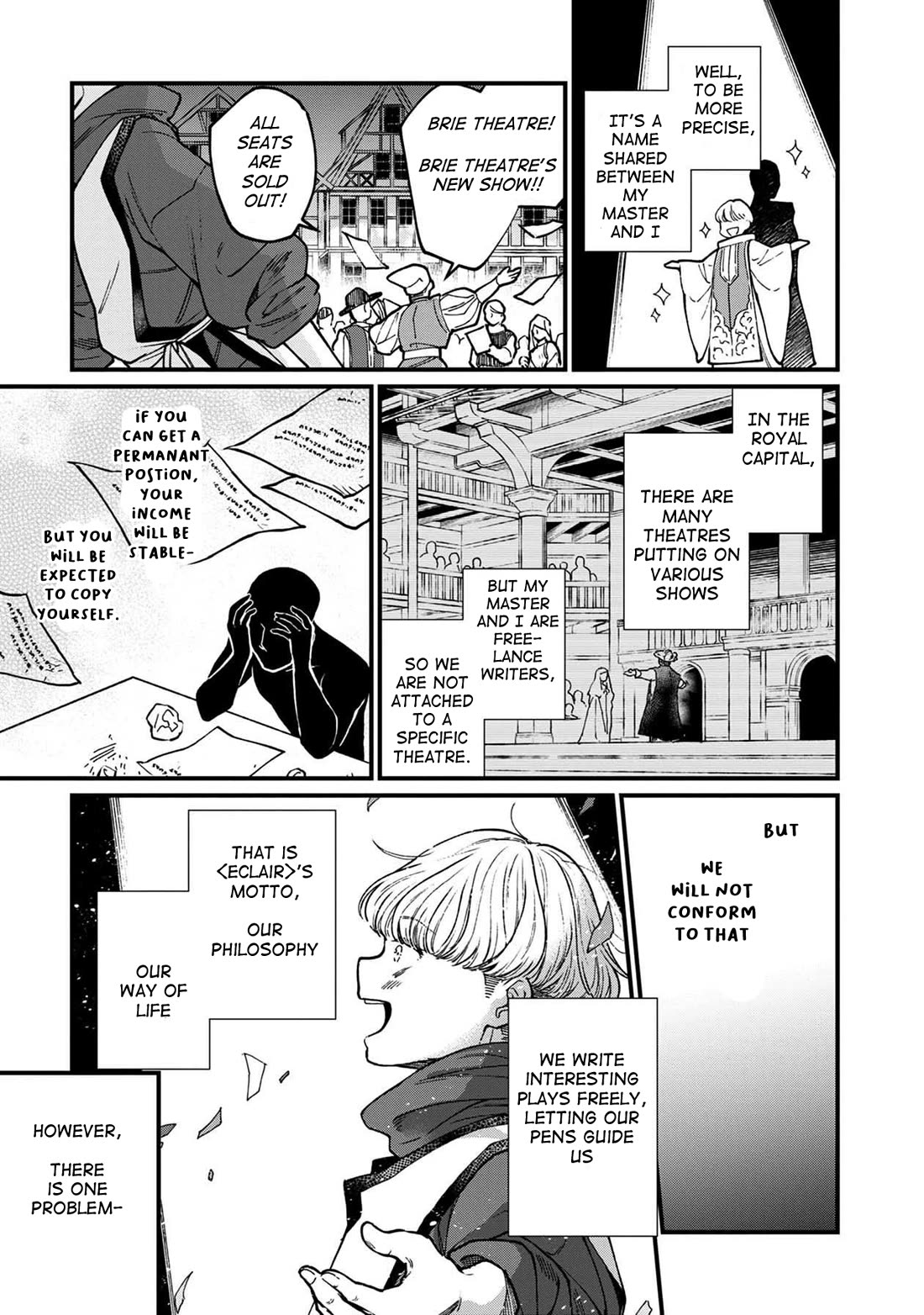 Isekai Izakaya "Gen" Chapter 38 page 4 - Chapter 38: Playwright and Ganmodoki