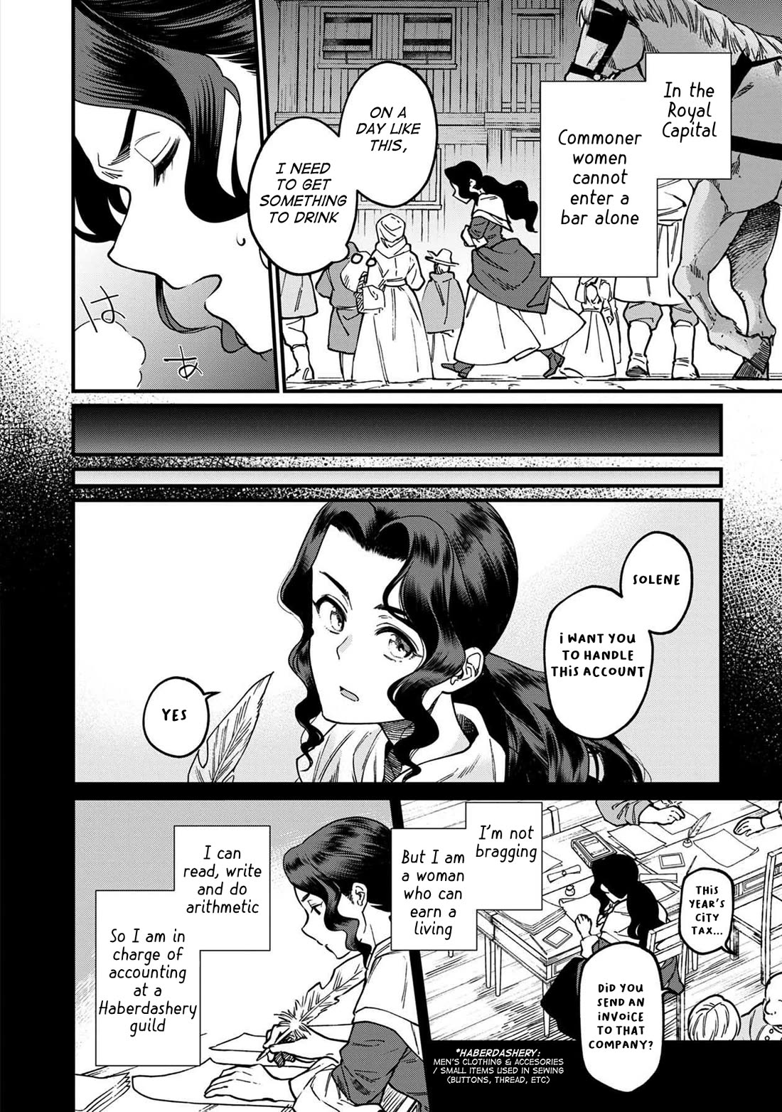 Isekai Izakaya "Gen" Chapter 43 page 9 - Chapter 43: The Accounting Woman