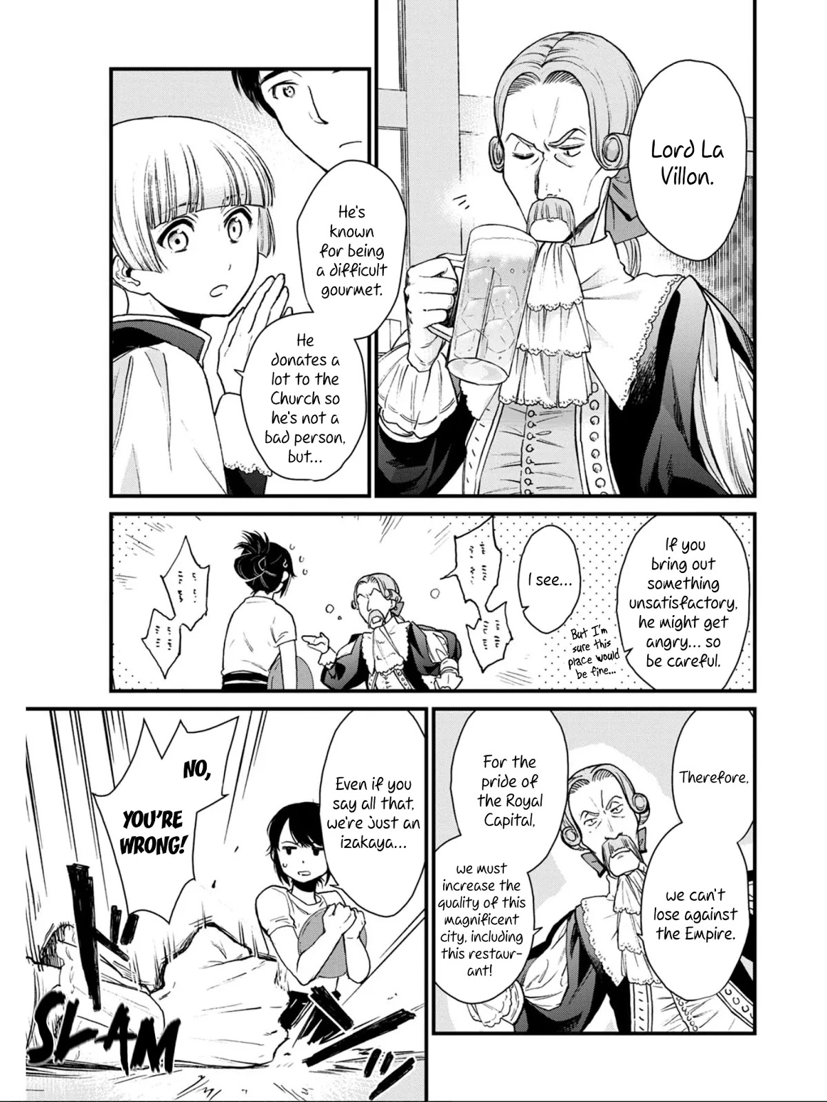 Isekai Izakaya "Gen" Chapter 5 page 5 - Chapter 5: A Gourmet's Dilemma