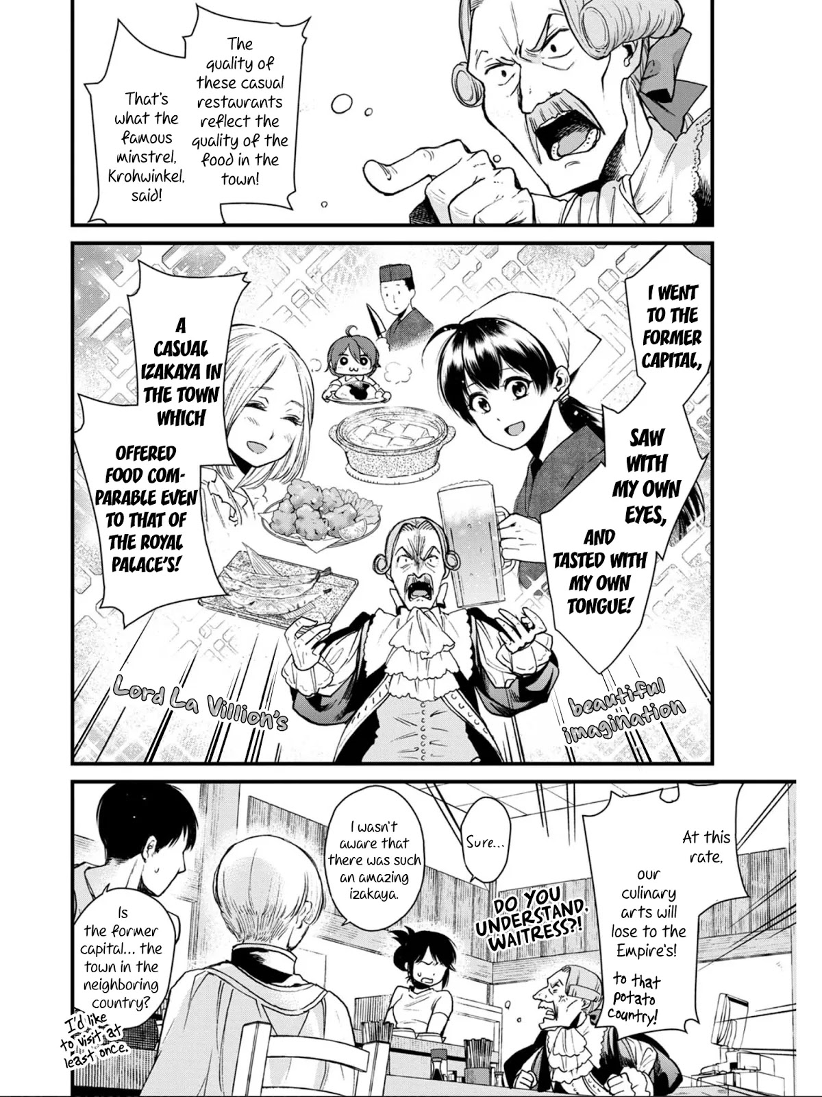 Isekai Izakaya "Gen" Chapter 5 page 6 - Chapter 5: A Gourmet's Dilemma