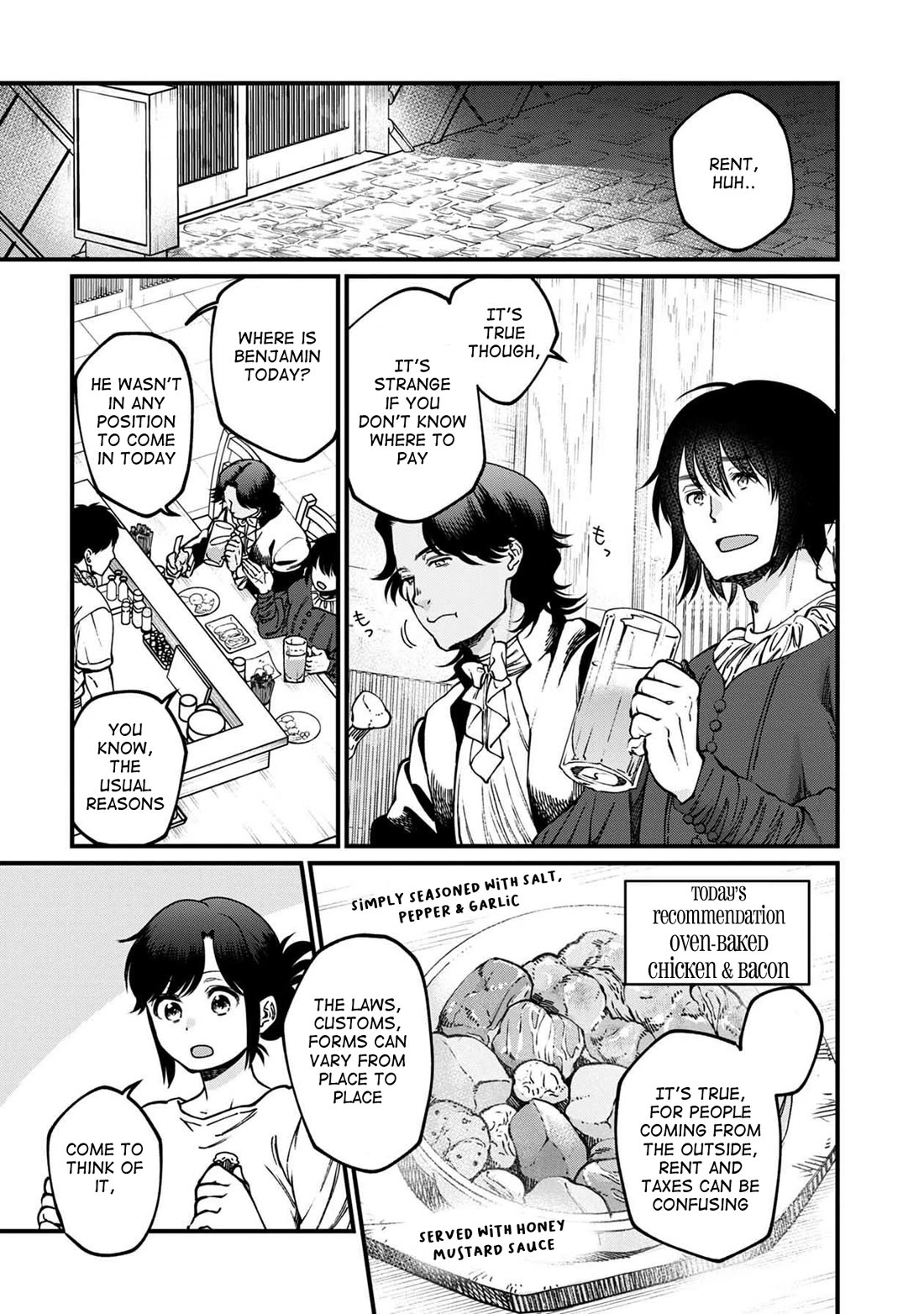 Isekai Izakaya "Gen" Chapter 52 page 2 - Chapter 52: Oven Baked Dish & Road Management Costs