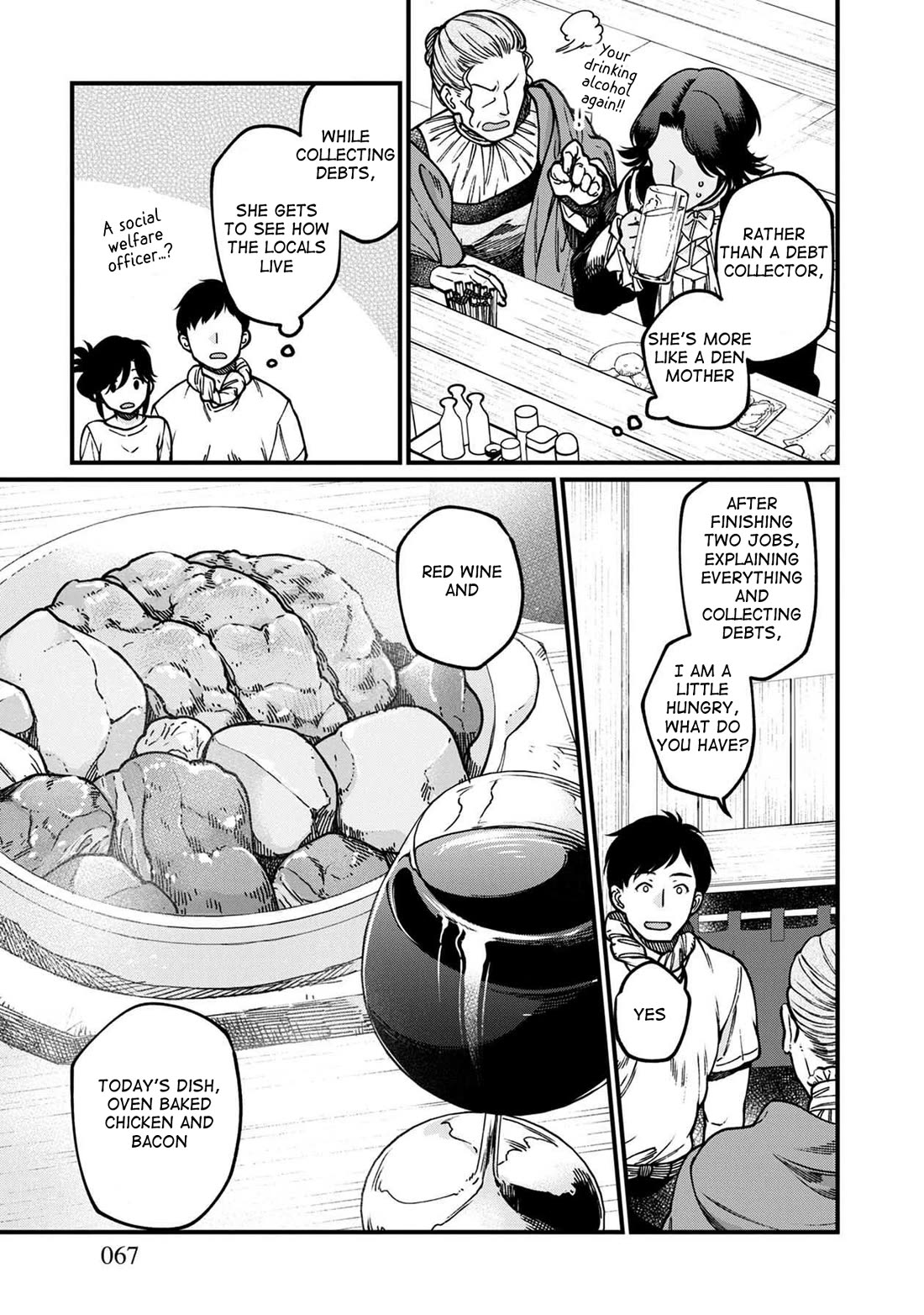 Isekai Izakaya "Gen" Chapter 52 page 8 - Chapter 52: Oven Baked Dish & Road Management Costs