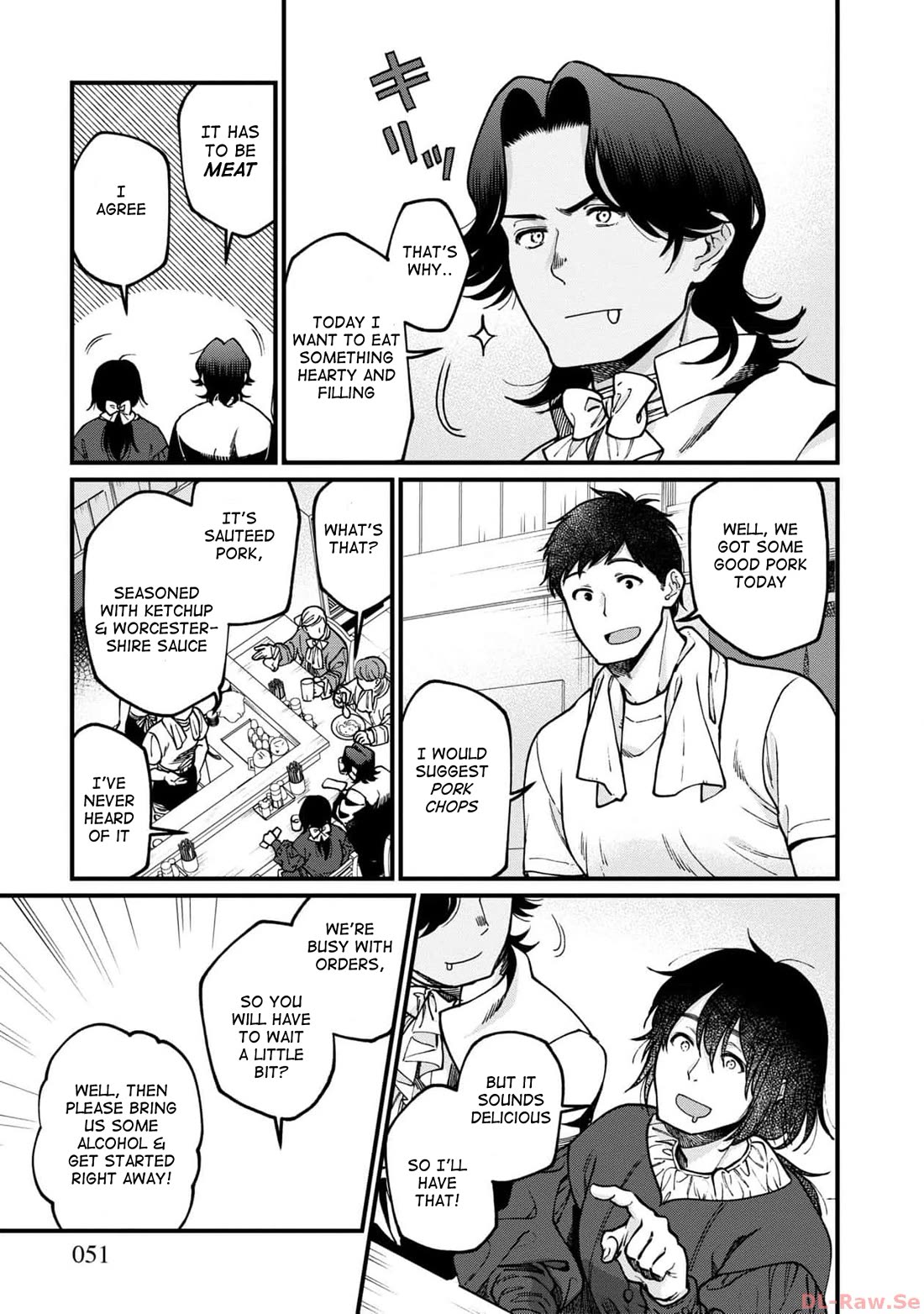 Isekai Izakaya "Gen" Chapter 57 page 4 - Chapter 57: Extreacurricular Training and Pork Chops