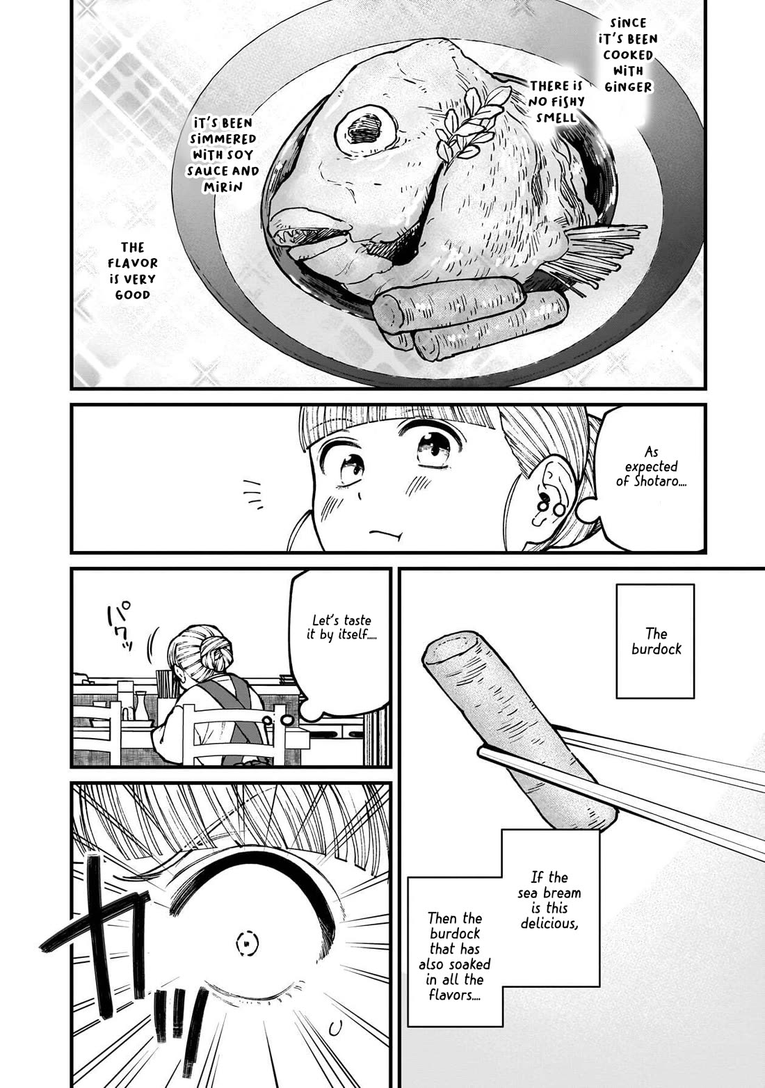 Isekai Izakaya "Gen" Chapter 77 page 15 - Chapter 77: Sea Bream & Burdock