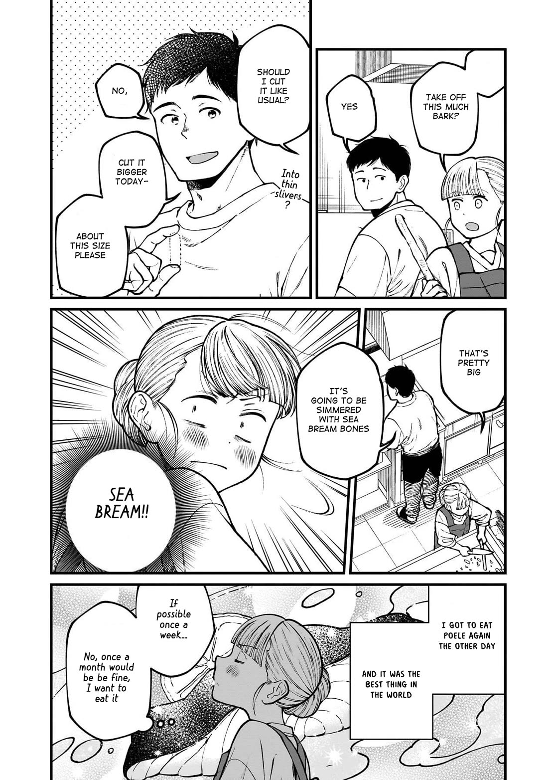 Isekai Izakaya "Gen" Chapter 77 page 7 - Chapter 77: Sea Bream & Burdock