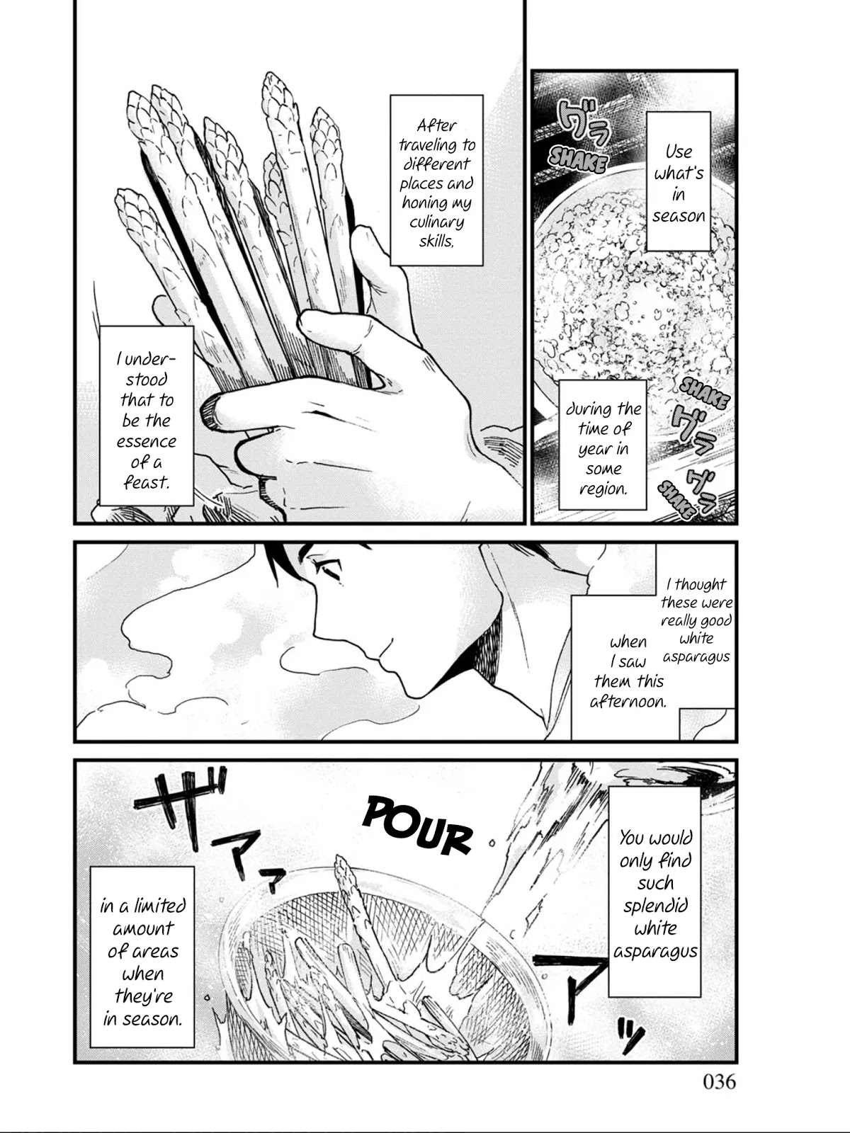 Isekai Izakaya "Gen" Chapter 8 page 10 - Chapter 8: Meat-Wrapped White Asparagus