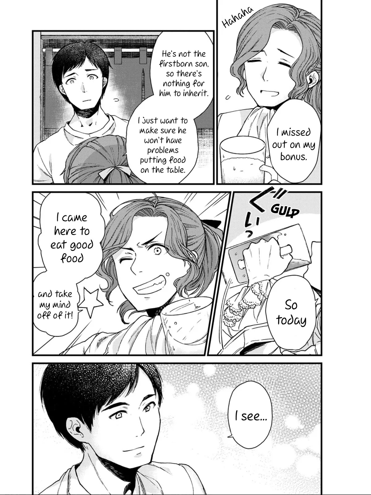 Isekai Izakaya "Gen" Chapter 8 page 6 - Chapter 8: Meat-Wrapped White Asparagus