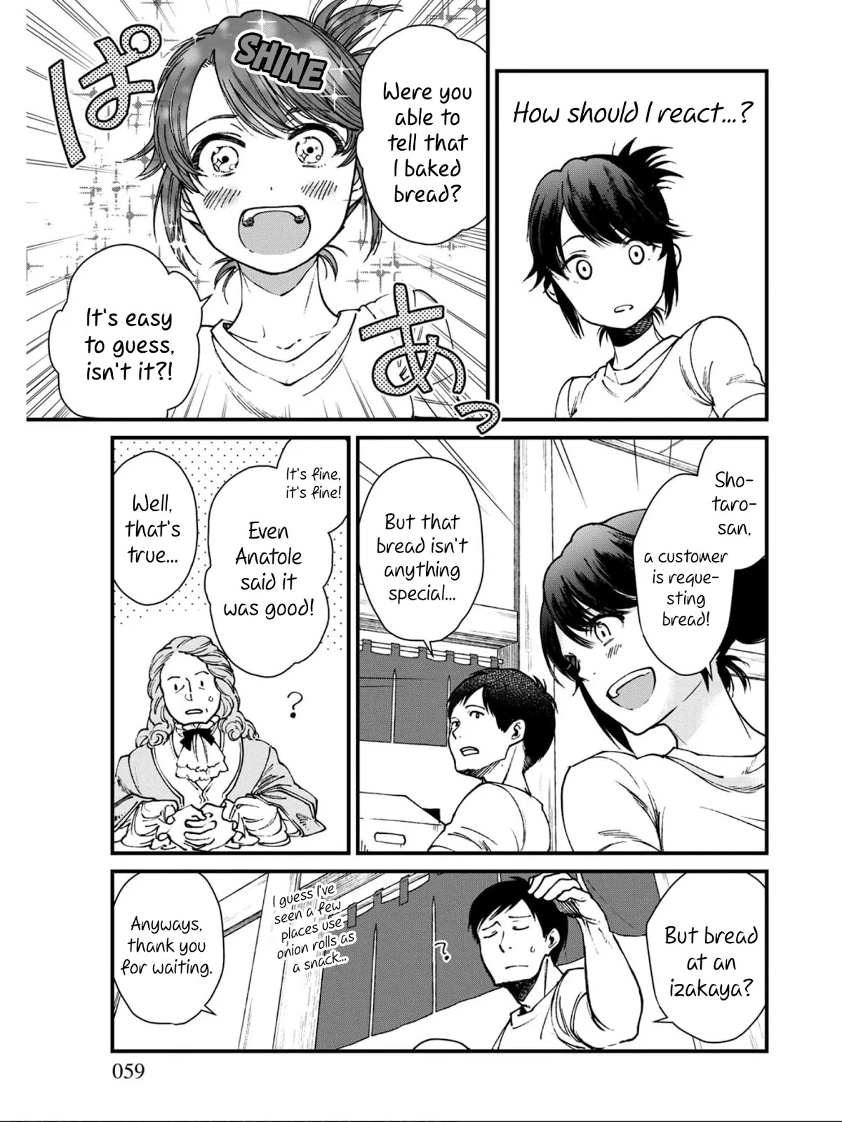Isekai Izakaya "Gen" Chapter 9 page 15 - Chapter 9: Hinata's Special Handmade Bread