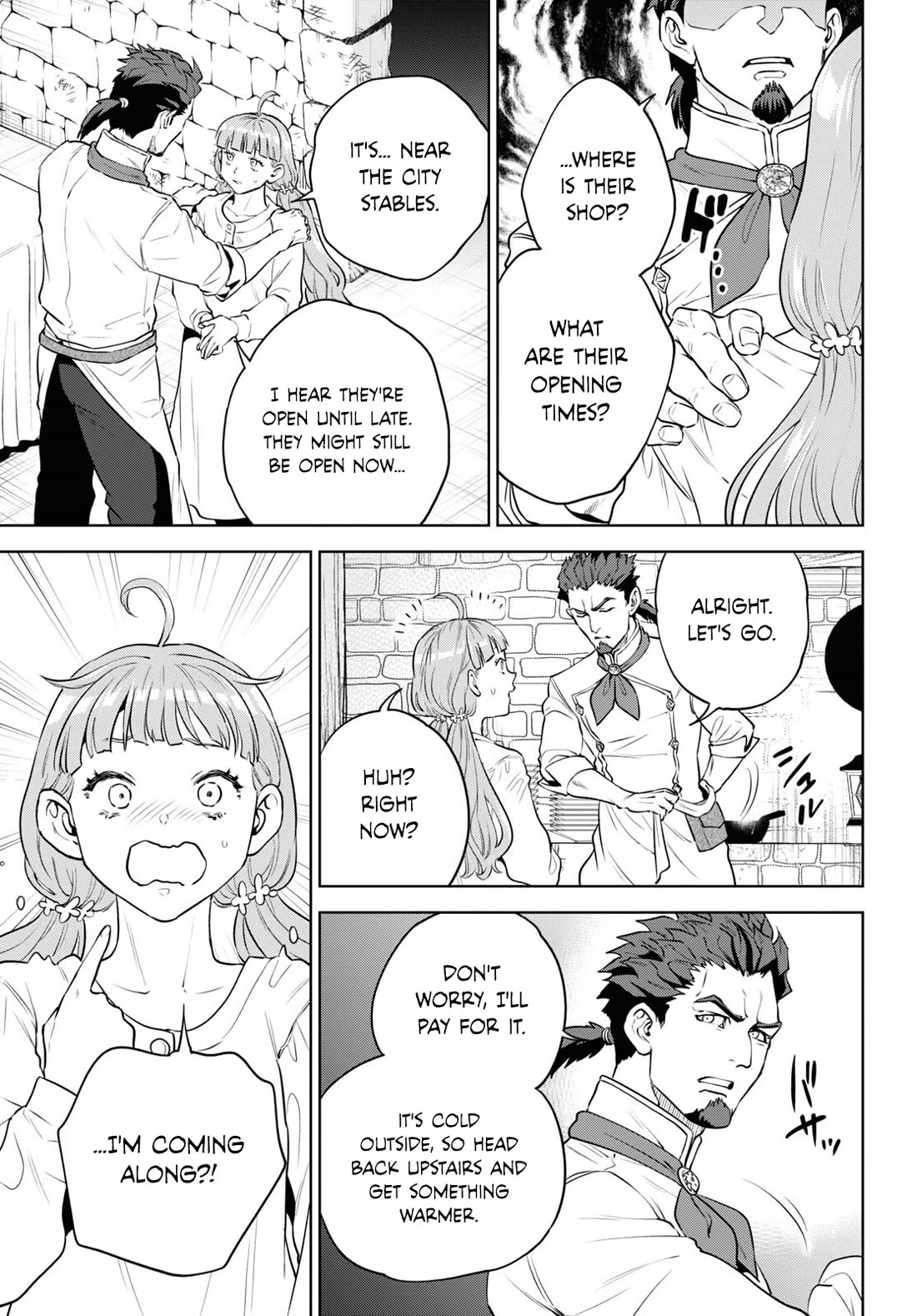 Isekai Izakaya "Nobu" Chapter 100 page 27 - Chapter 100: Broken-Winged Lion ①