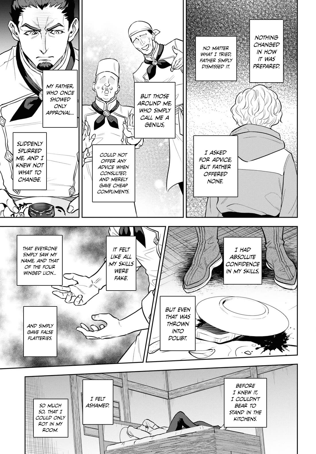 Isekai Izakaya "Nobu" Chapter 101 page 21 - Chapter 101: Broken-Winged Lion ②