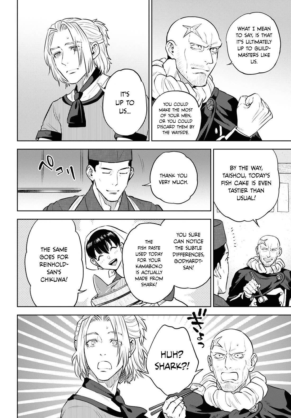 Isekai Izakaya "Nobu" Chapter 102 page 22 - Chapter 102: Chikuwa Isobeage