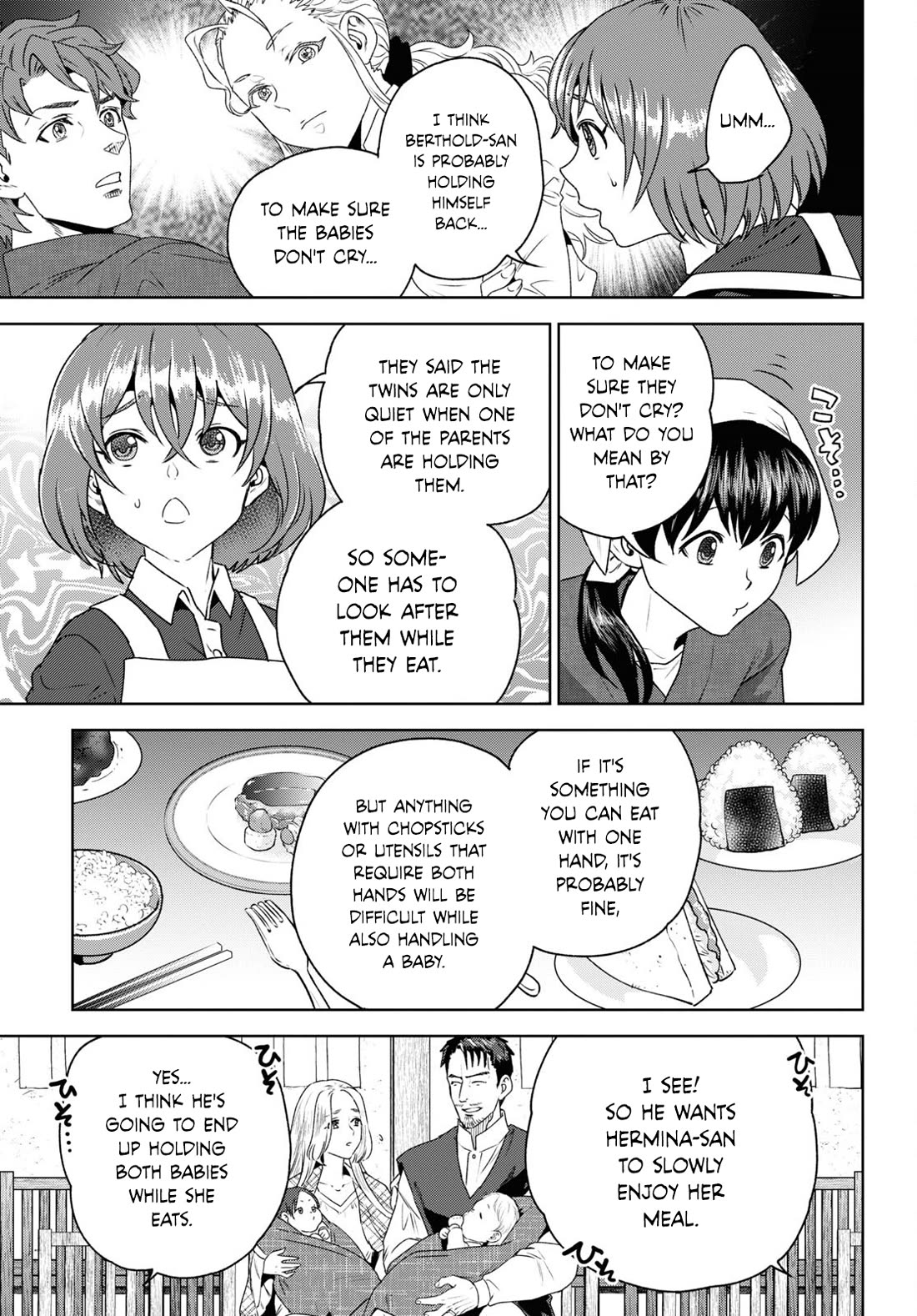 Isekai Izakaya "Nobu" Chapter 103 page 11 - Chapter 103: Twin Debuts