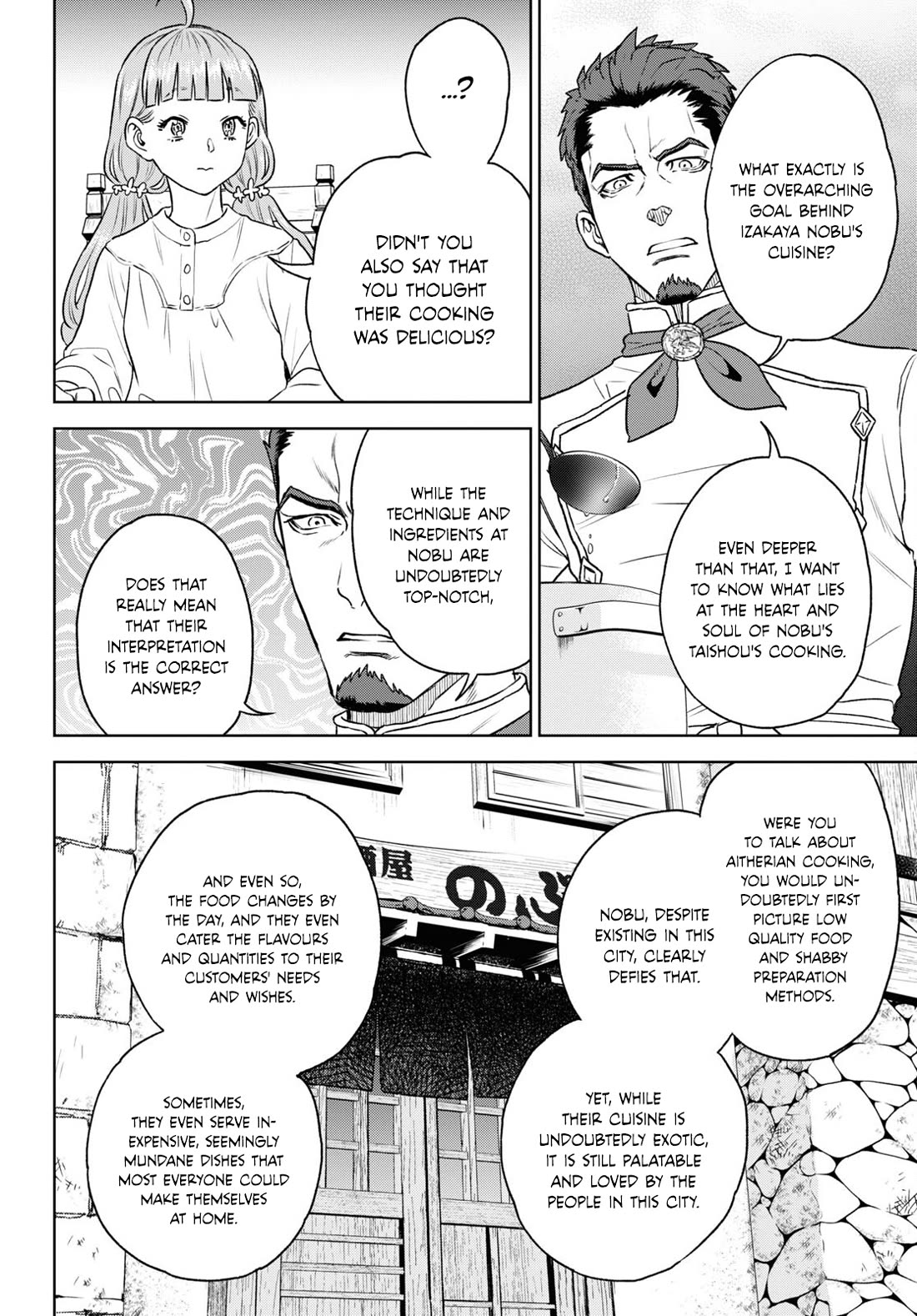 Isekai Izakaya "Nobu" Chapter 110 page 14 - Chapter 110: Something to Believe in ①