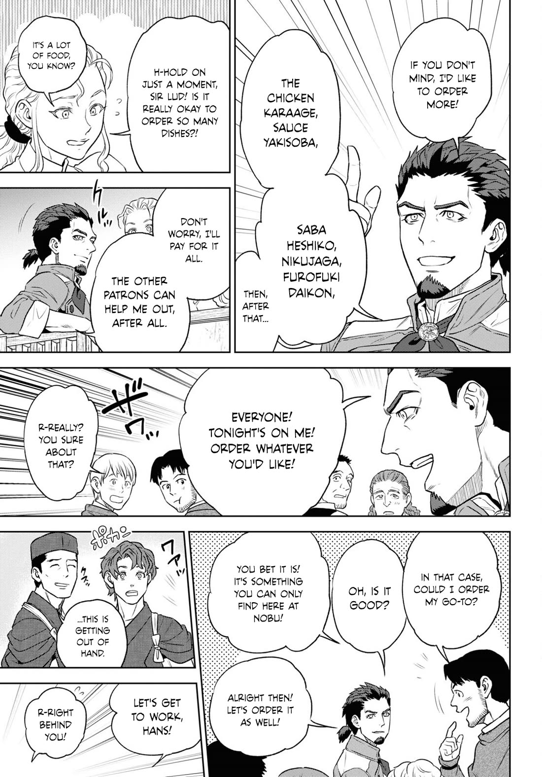 Isekai Izakaya "Nobu" Chapter 111 page 17 - Chapter 111: Something to Believe in ②