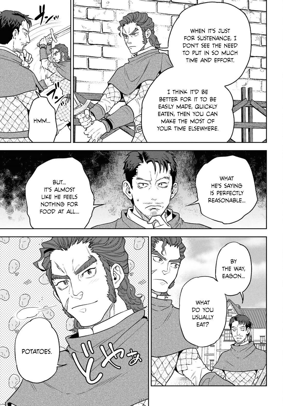 Isekai Izakaya "Nobu" Chapter 112 page 5 - Chapter 112: Fried Rice for a New Guard