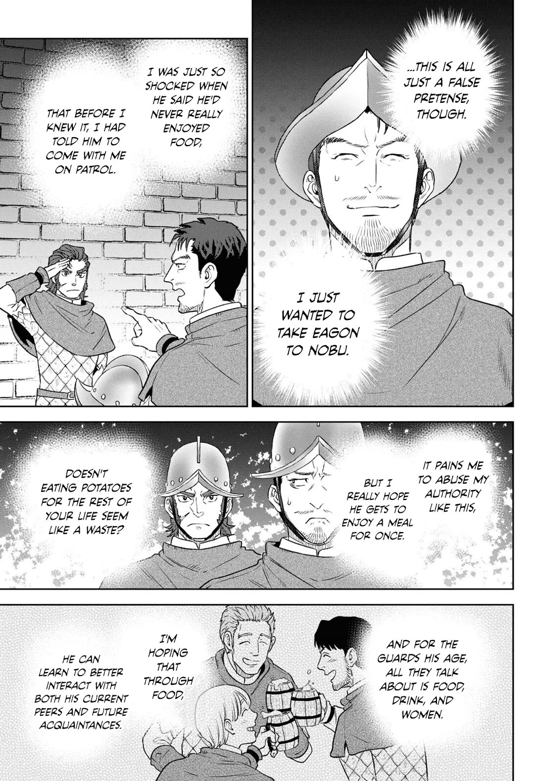 Isekai Izakaya "Nobu" Chapter 112 page 9 - Chapter 112: Fried Rice for a New Guard