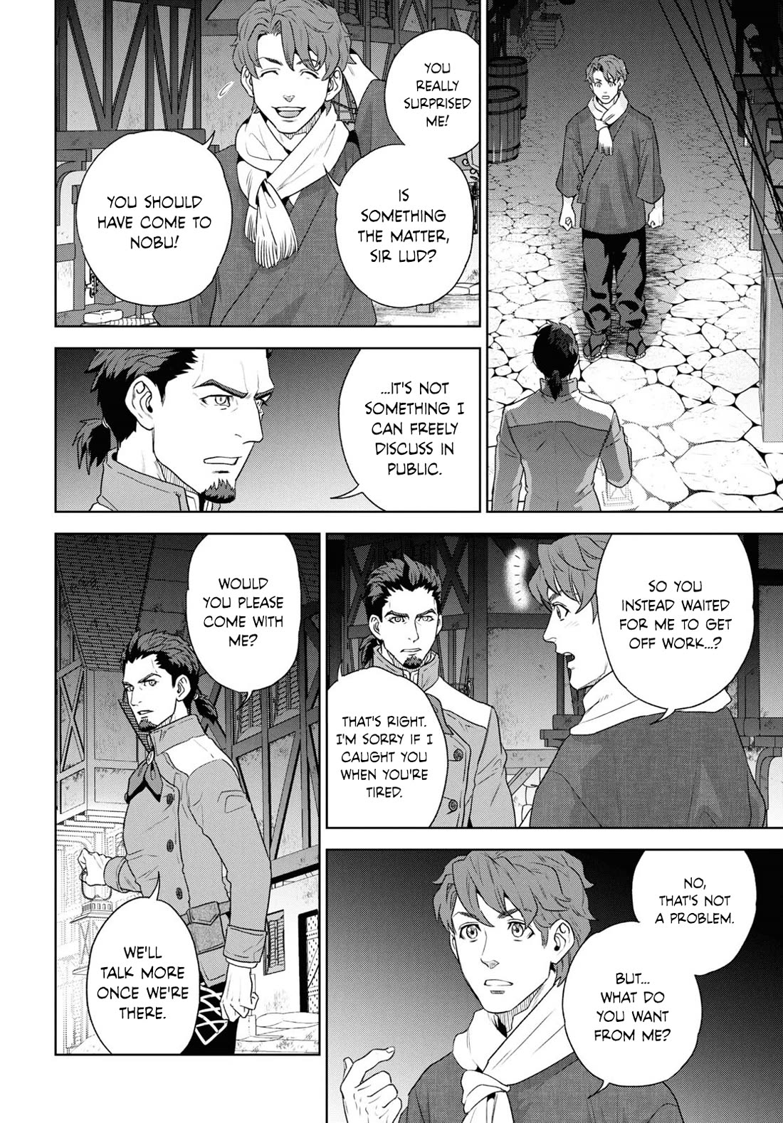 Isekai Izakaya "Nobu" Chapter 113 page 7 - Chapter 113: The Night Before the Banquet ①