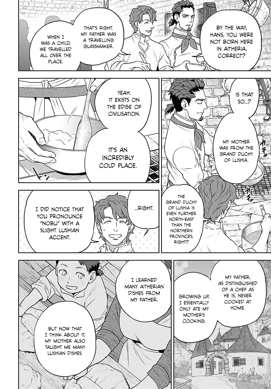 Isekai Izakaya "Nobu" Chapter 114 page 12 - Chapter 114: The Night Before the Banquet ②