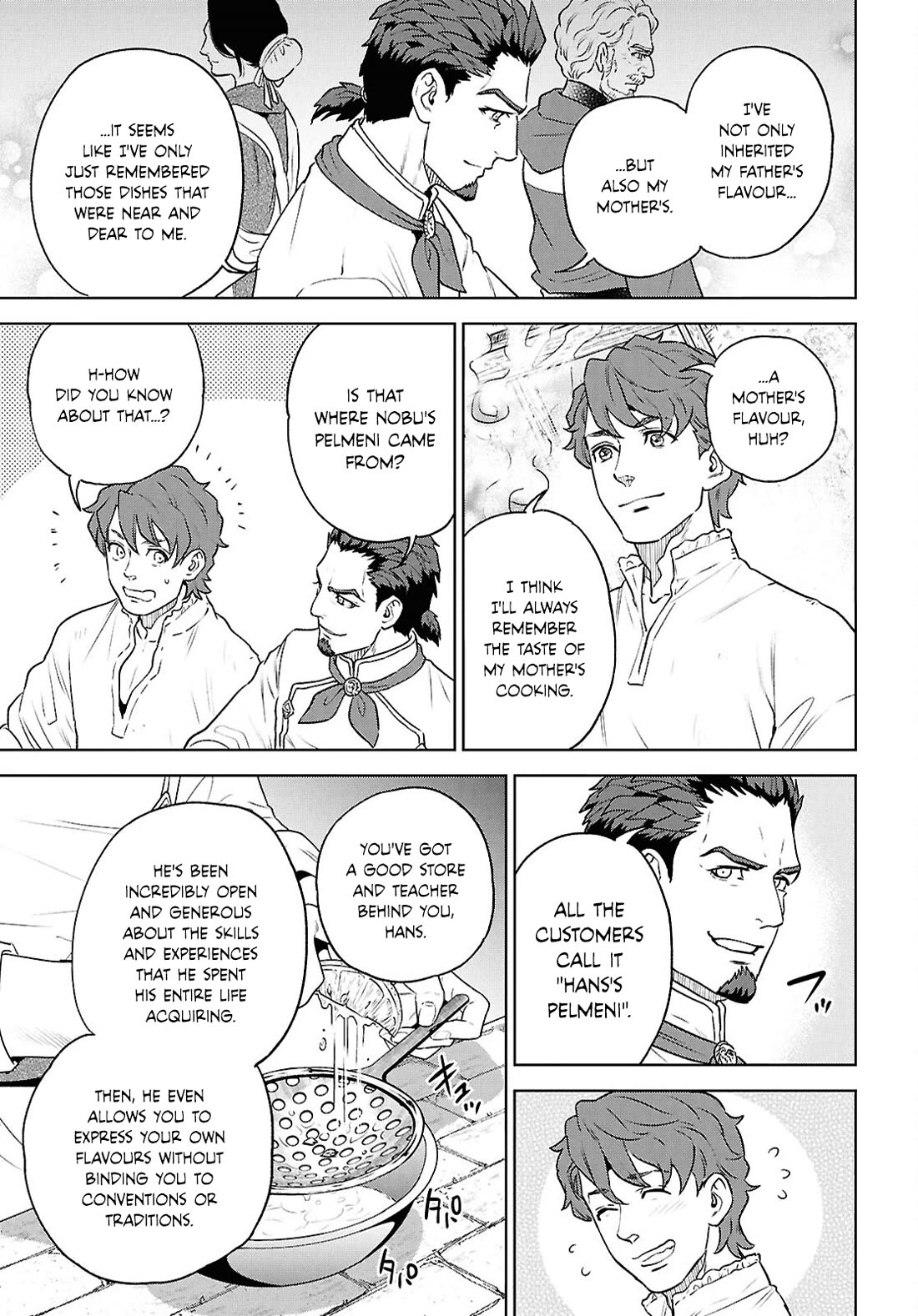 Isekai Izakaya "Nobu" Chapter 114 page 13 - Chapter 114: The Night Before the Banquet ②