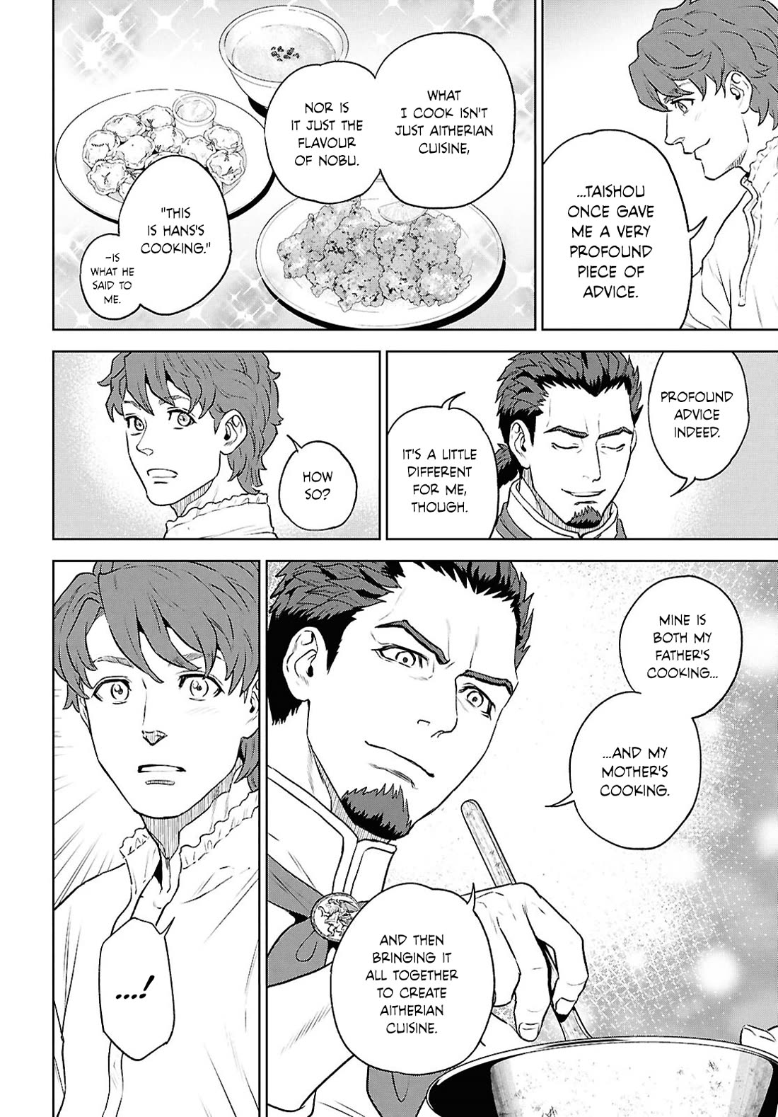 Isekai Izakaya "Nobu" Chapter 114 page 14 - Chapter 114: The Night Before the Banquet ②