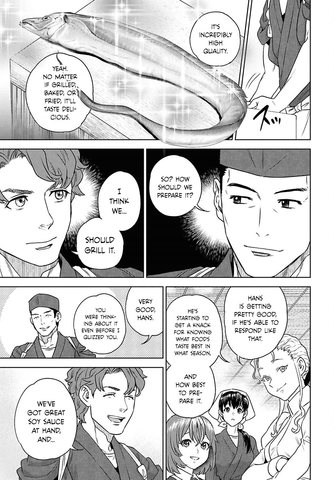 Isekai Izakaya "Nobu" Chapter 118 page 11 - Chapter 118: Hans and Sudachi