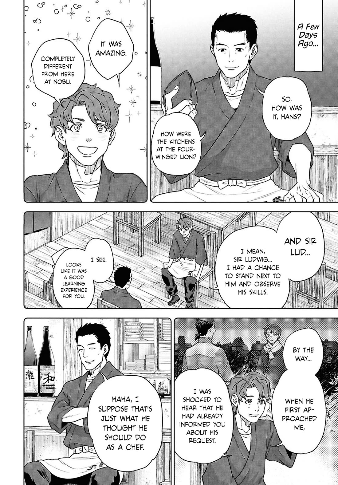 Isekai Izakaya "Nobu" Chapter 118 page 2 - Chapter 118: Hans and Sudachi