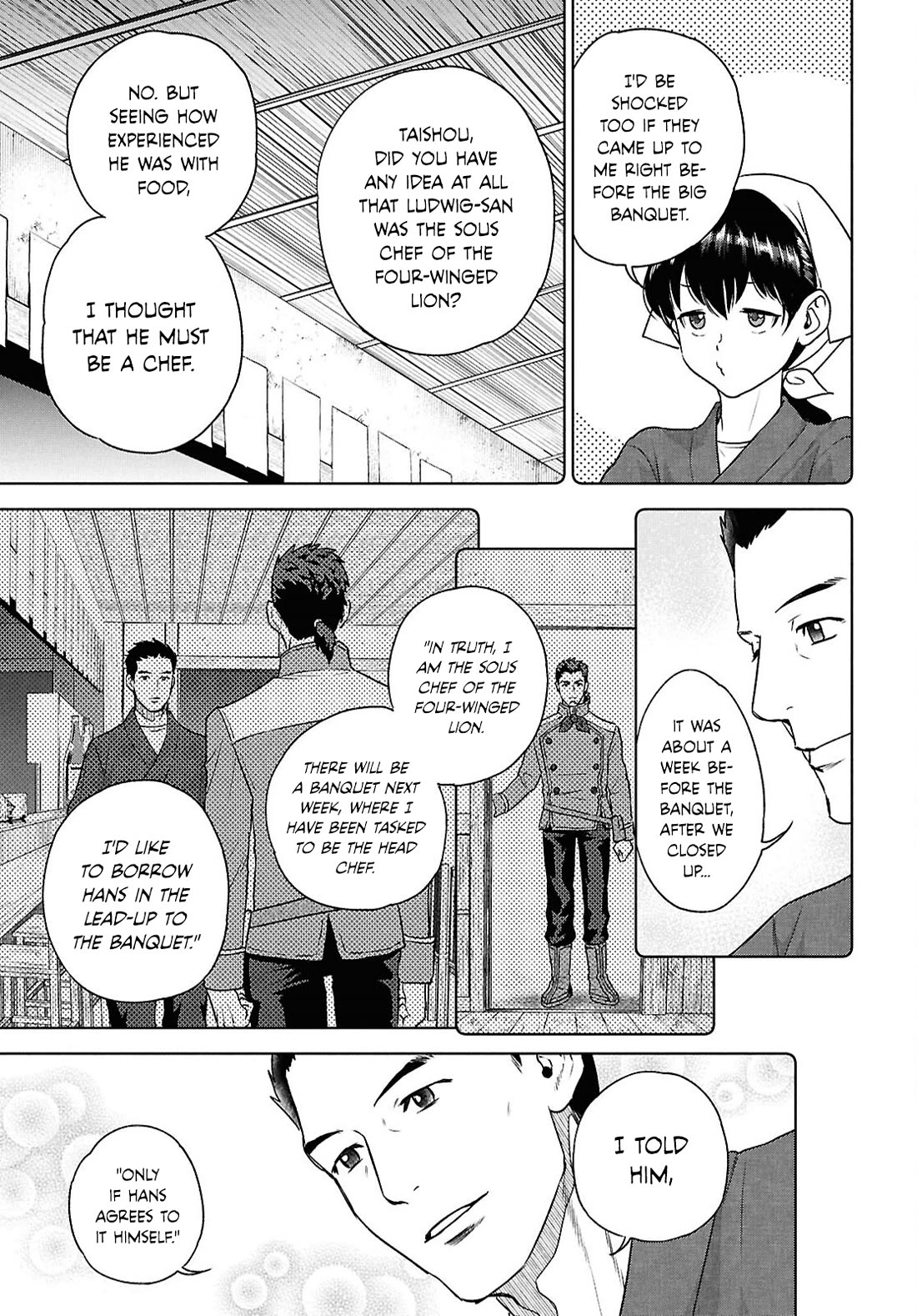 Isekai Izakaya "Nobu" Chapter 118 page 3 - Chapter 118: Hans and Sudachi