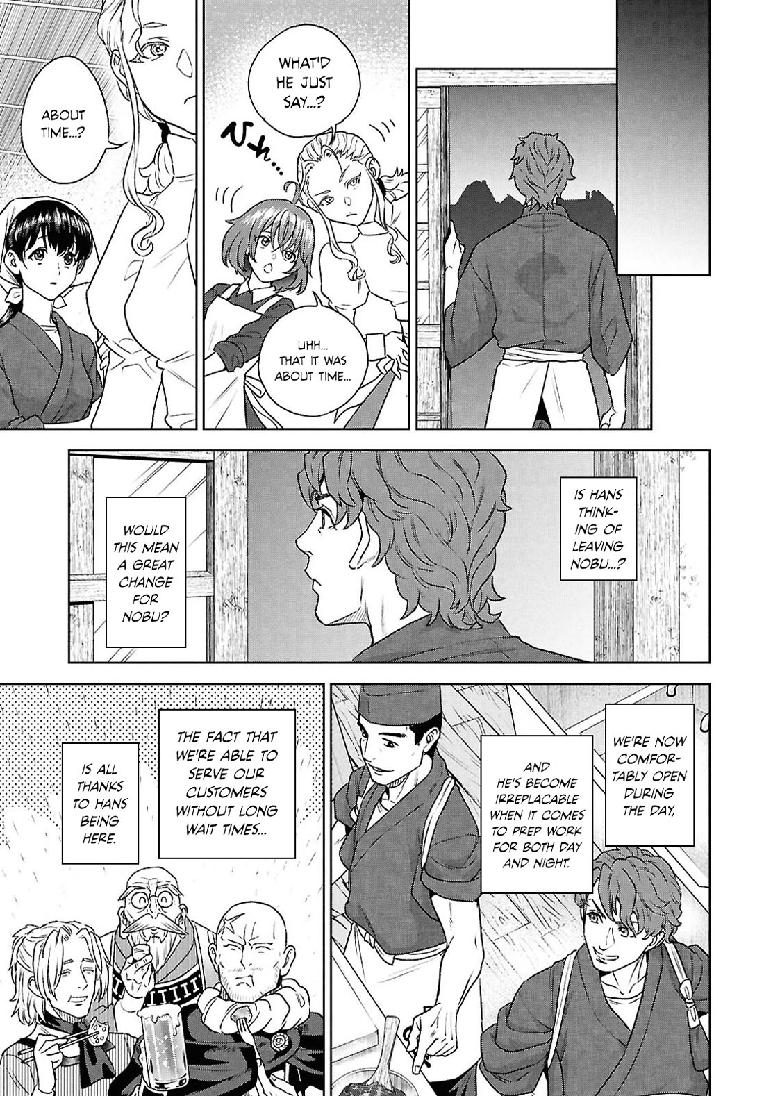 Isekai Izakaya "Nobu" Chapter 118 page 7 - Chapter 118: Hans and Sudachi