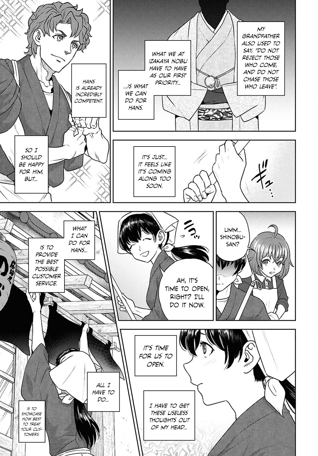Isekai Izakaya "Nobu" Chapter 118 page 9 - Chapter 118: Hans and Sudachi