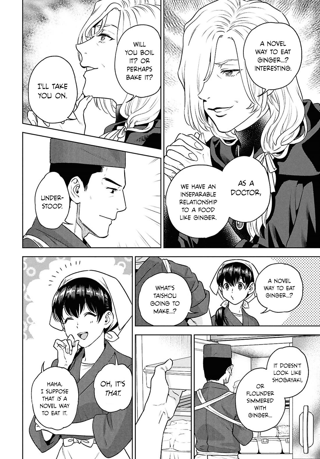 Isekai Izakaya "Nobu" Chapter 121 page 10 - Chapter 121: Doctor and Ginger