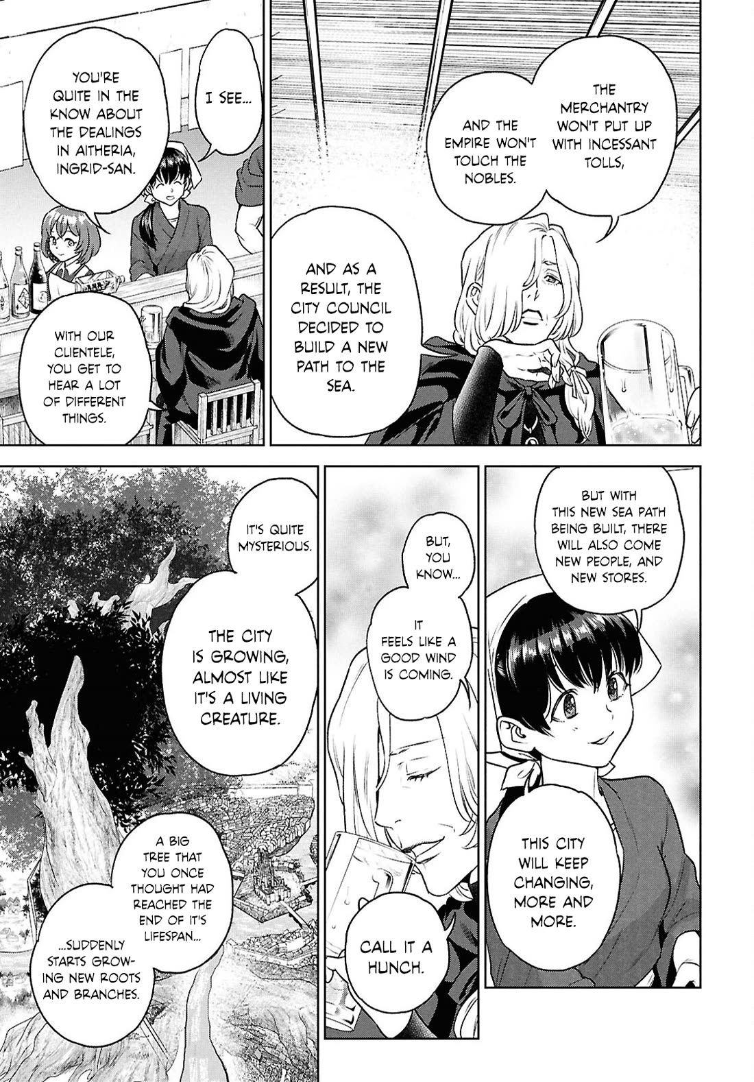 Isekai Izakaya "Nobu" Chapter 121 page 13 - Chapter 121: Doctor and Ginger