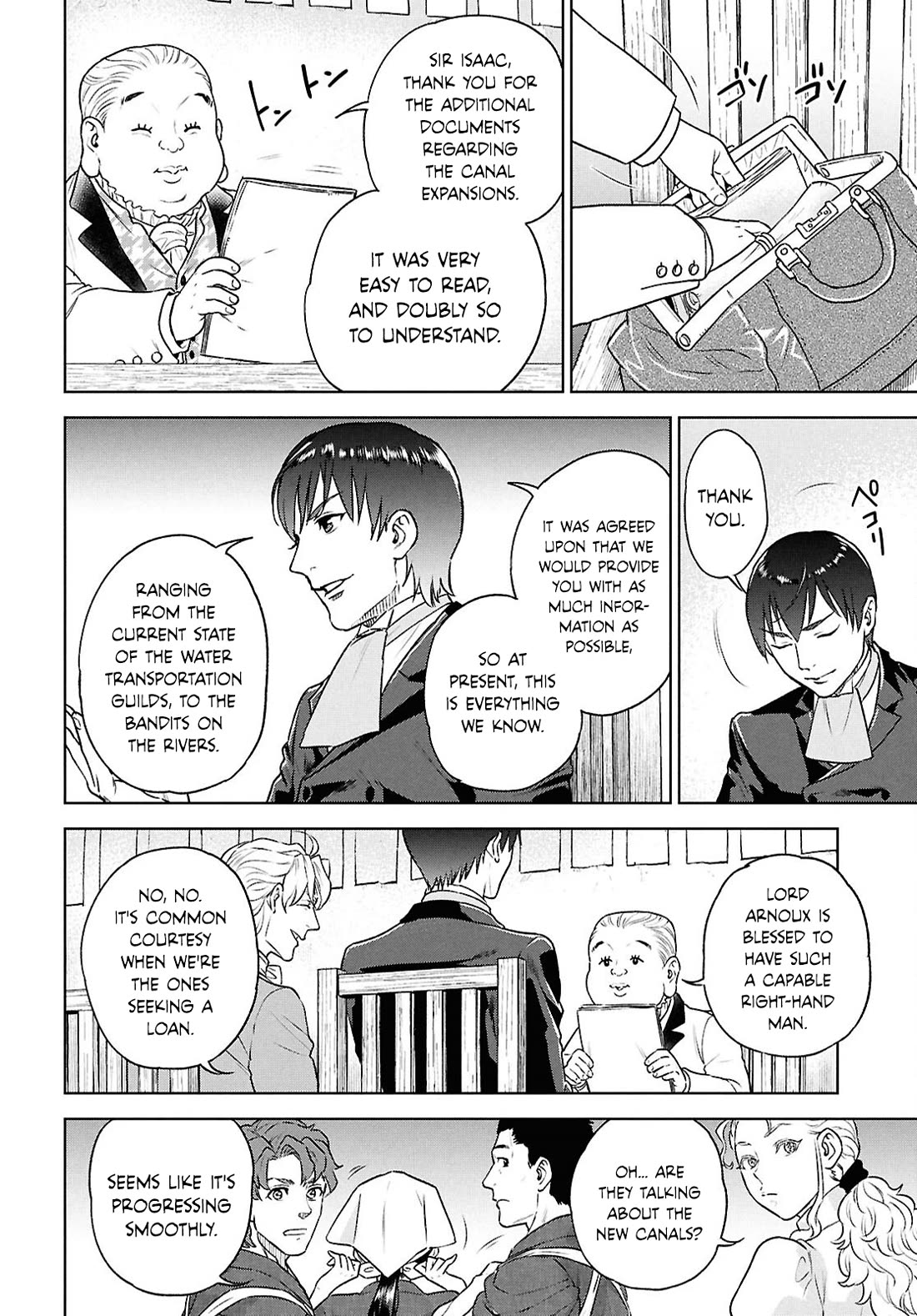 Isekai Izakaya "Nobu" Chapter 124 page 14 - Chapter 124: A Banker's View of the Future ①