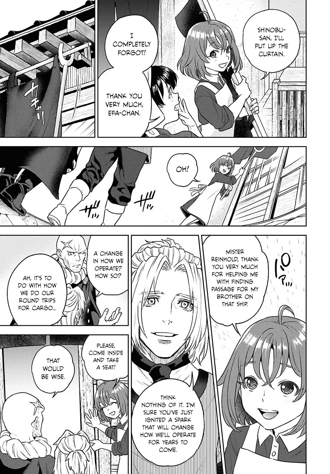Isekai Izakaya "Nobu" Chapter 125 page 23 - Chapter 125: A Banker's View of the Future ②