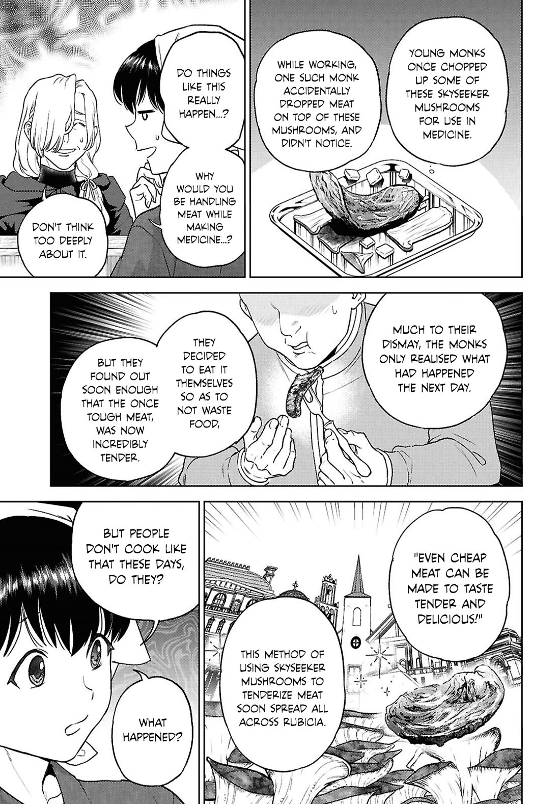 Isekai Izakaya "Nobu" Chapter 128 page 11 - Chapter 128: Forest Mushrooms and Learning From the Past