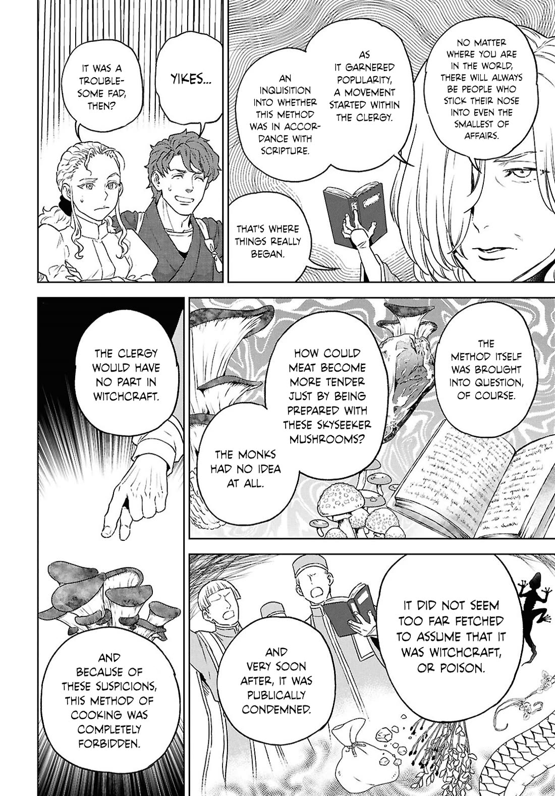 Isekai Izakaya "Nobu" Chapter 128 page 12 - Chapter 128: Forest Mushrooms and Learning From the Past