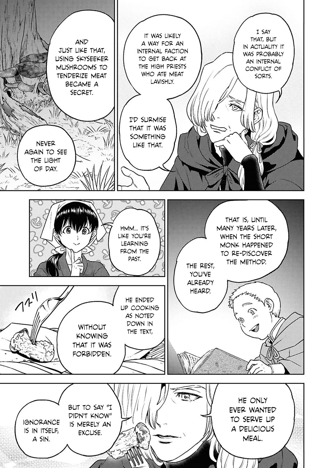 Isekai Izakaya "Nobu" Chapter 128 page 13 - Chapter 128: Forest Mushrooms and Learning From the Past