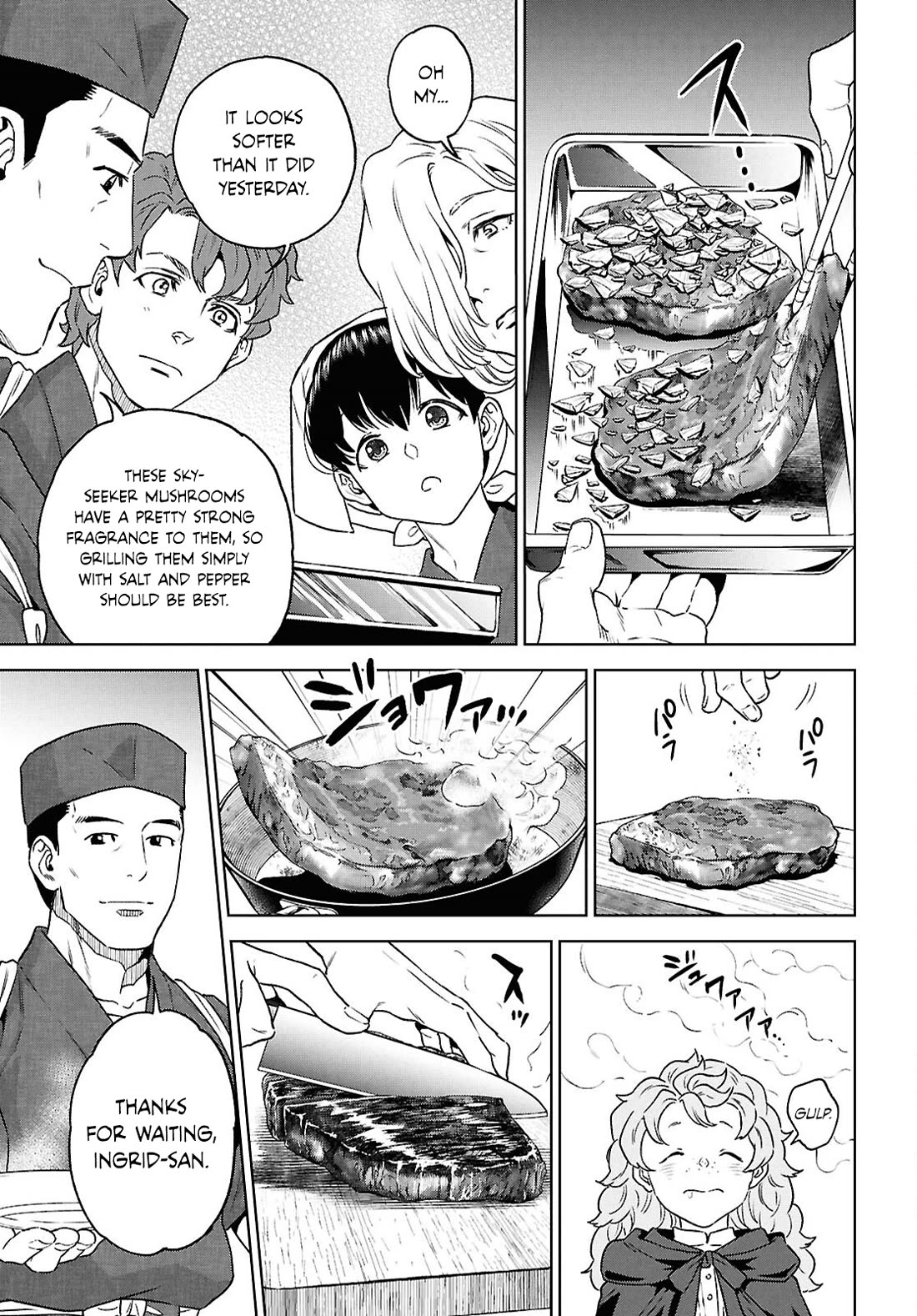 Isekai Izakaya "Nobu" Chapter 128 page 17 - Chapter 128: Forest Mushrooms and Learning From the Past