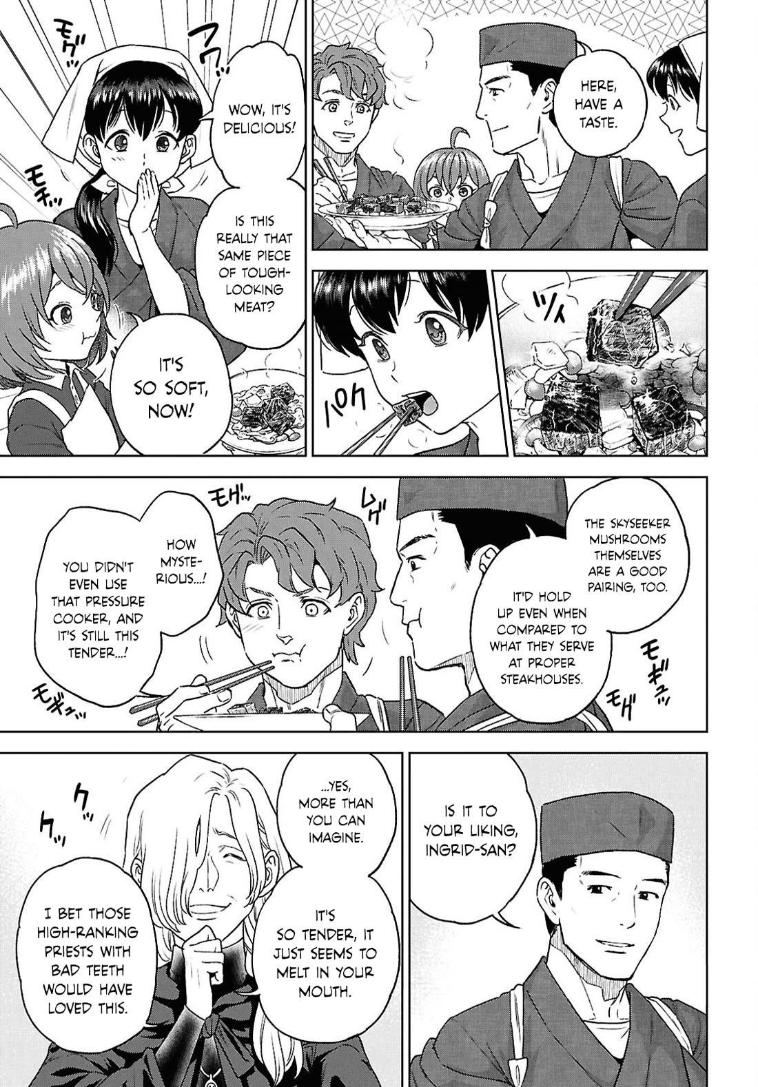 Isekai Izakaya "Nobu" Chapter 128 page 19 - Chapter 128: Forest Mushrooms and Learning From the Past