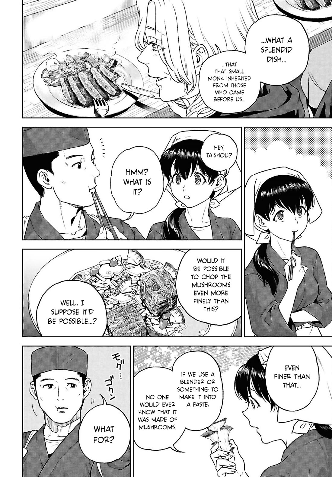 Isekai Izakaya "Nobu" Chapter 128 page 20 - Chapter 128: Forest Mushrooms and Learning From the Past